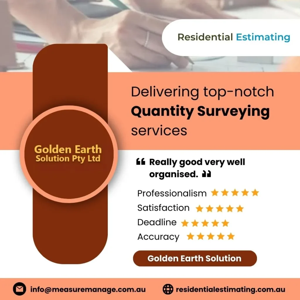 Residential estimating services perth