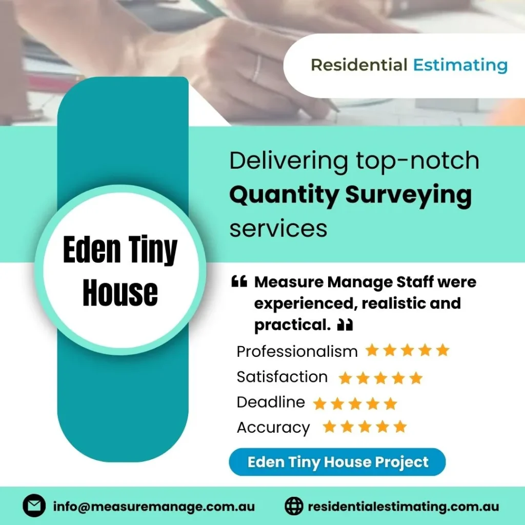 Residential estimating services sydney